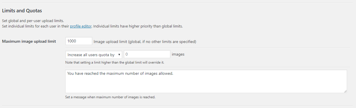 ImagePress Limits & Quotas