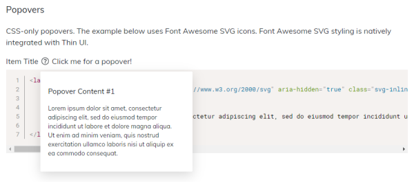 Thin UI Update: Pure CSS Popover to Replace JavaScript One