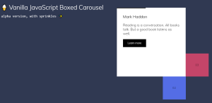 JavaScript Boxed Carousel