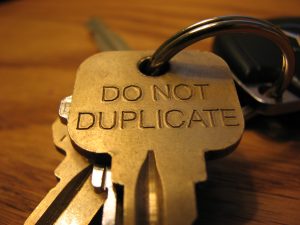 Do not duplicate key