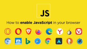 How to enable JavaScript in your browser