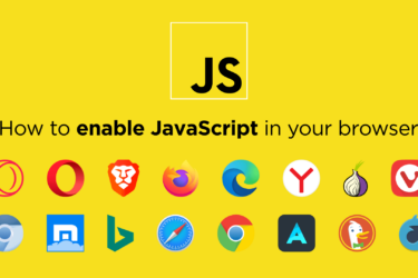 How to enable JavaScript in your browser