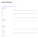 ImagePress - Front-end Profile Editor - Account Settings