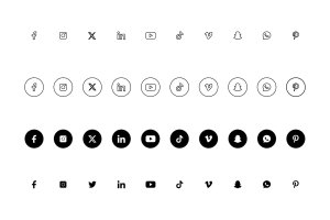 Social Icons in the Block Editor