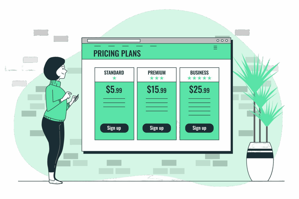 getButterfly Pricing Table